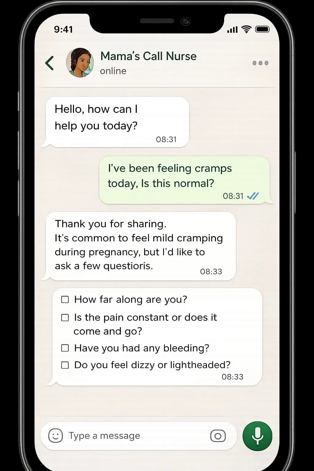 Chat preview
